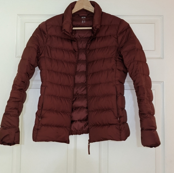 Lightweight Down Puffer Jacket - Dusty Rose Pink - Picture 1 of 5
